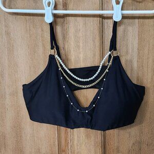 Large Black 2 Piece Swim Set